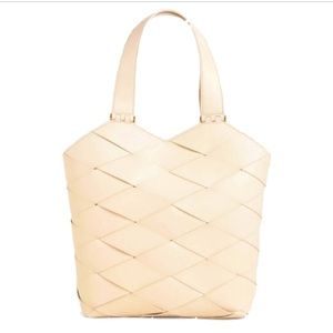 Charles & Keith Woven Top Handle Bag